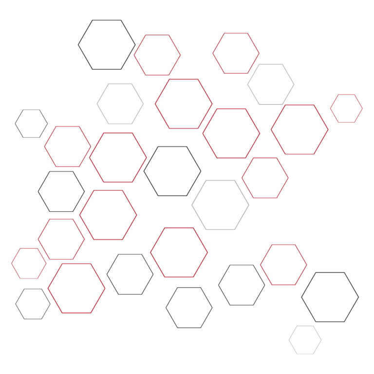 group of hexagon shapes